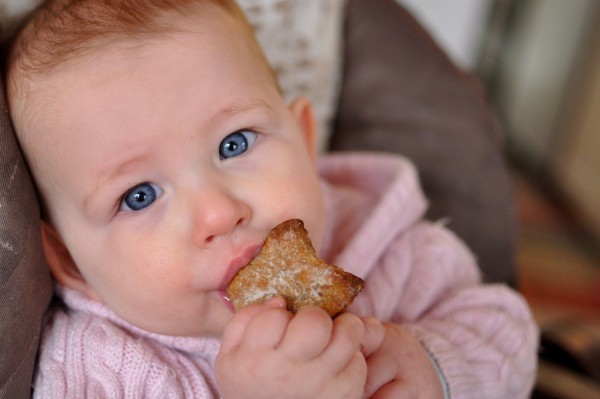 Homemade teething biscuits