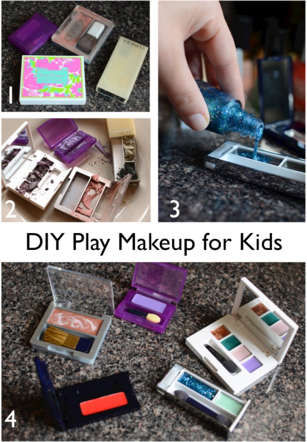 no-mess diy play makeup for kids